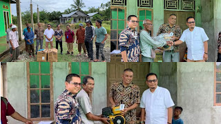 Wahyudi Serahkan 10 unit Mesin Tempel untuk Nelayan Katiagan