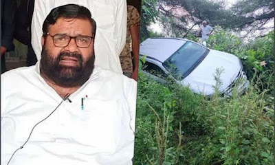 Former Haryana minister's car crushed: Scooty riding woman collided in Mohali; Former MLA-driver was drunk, gunman ran away leaving behind his weapon