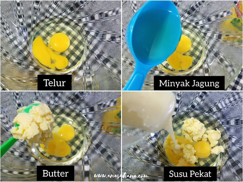 Resipi Apam Gula Hangus Yang Gebu dan Lembut