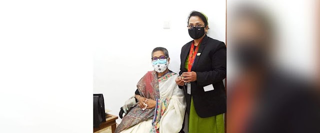 Sheikh Hasina's younger sister Sheikh Rehana was vaccinated