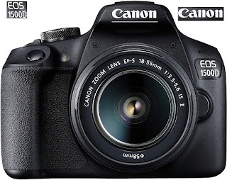 Canon EOS 1500D 24.1 Digital SLR Camera (Black)