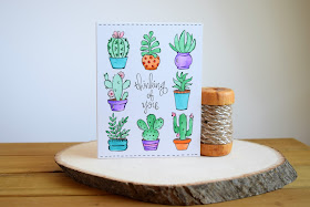 Card by Jess Crafts with Simon Says Stamp May 2017 Card Kit Uchi's Design Animation Stamps