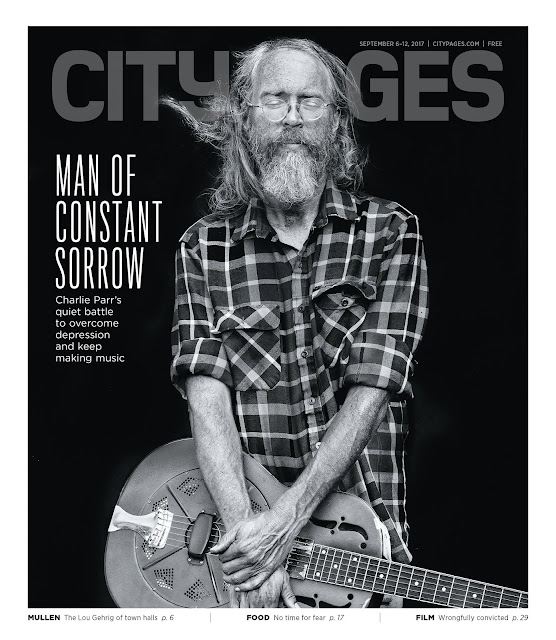 Image of City Pages cover story on musician Charlie Parr
