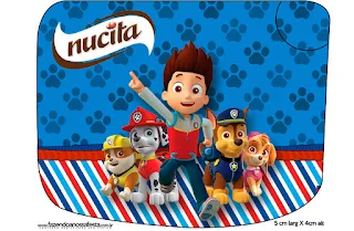 Free Printable Paw Patrol Nucita Labels.