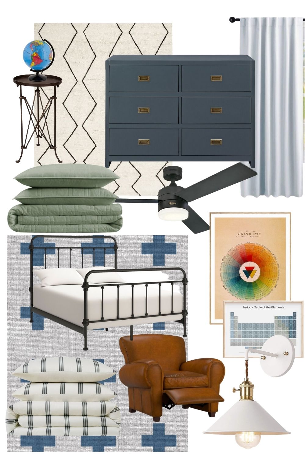 How to Design A Classic, Timeless Big Boy Room