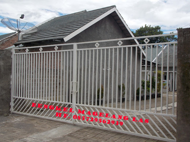 Pintu gerbang komplek perumahan bengkel magelang las