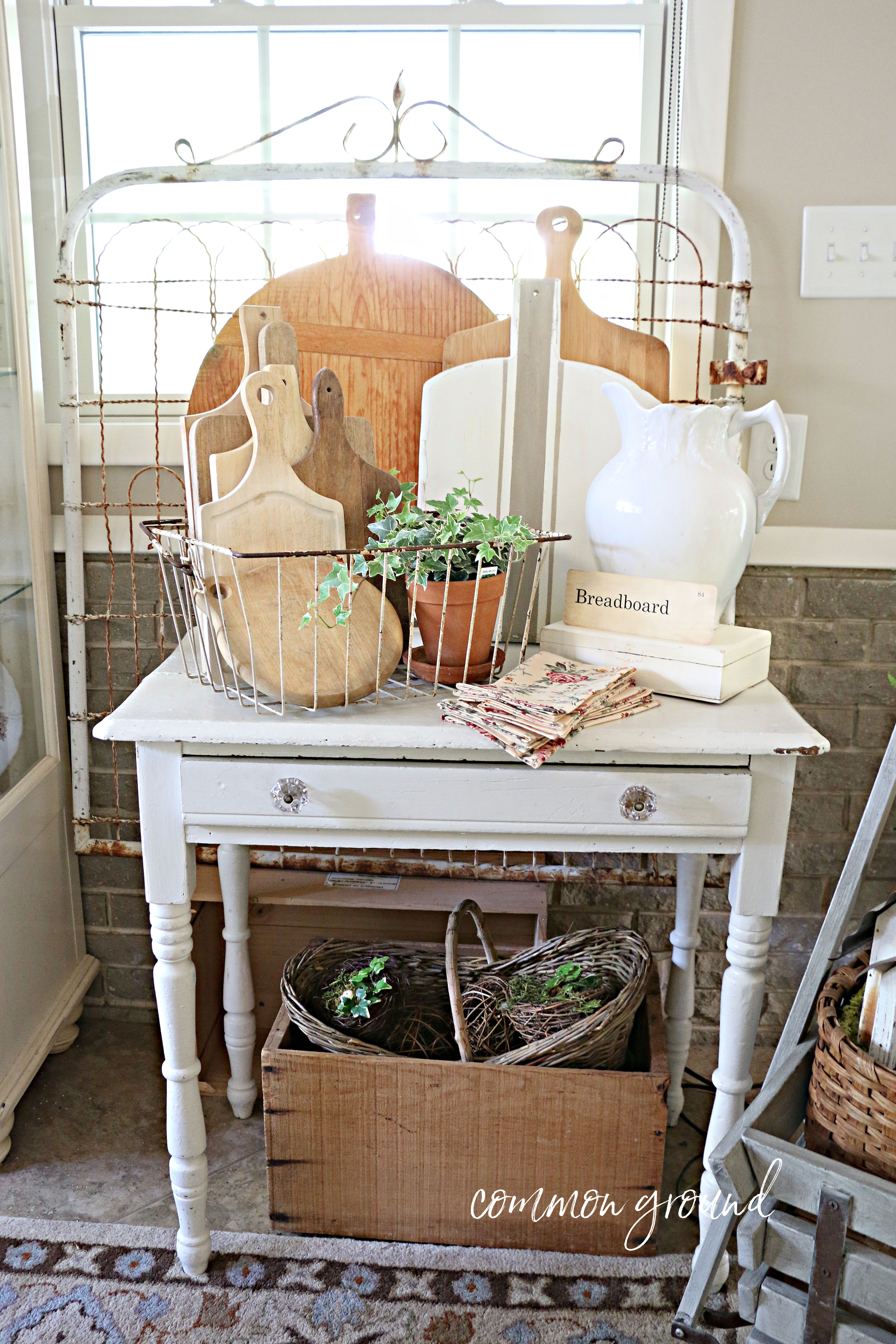 How to Collect and Decorate with Antique Bread Boards - Tidbits&Twine