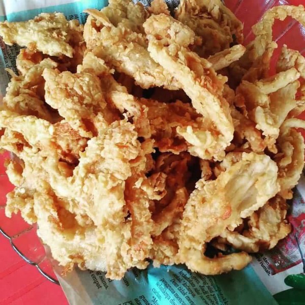 RESEPI MUDAH  CENDAWAN GORENG BEREMPAH RANGUP KRUP KRAP 