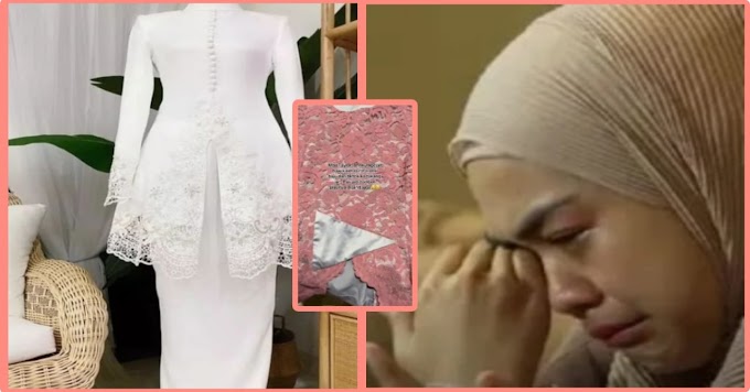 [VIDEO] Baju Kebaya Butang 'Play' Meraih Perhatian  257 Ribu Tanda Suka,  Hasil Si Tukang Jahit Terlalu Lurus