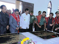 Panglima TNI dan Plt Gubsu Resmikan Mesjid dan Gereja Relokasi Pengungsi Sinabung di Siosar