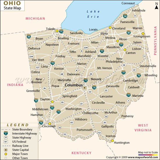 Ohio Map