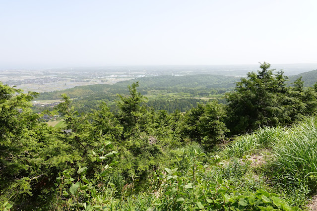 鳥取県西伯郡大山町長田 大平山 電波塔管理道路からの眺望