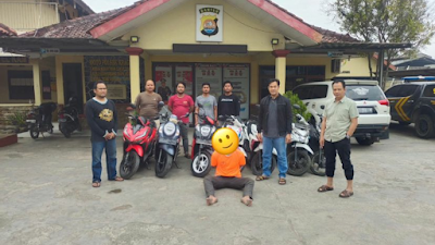 Polsek Kragilan Berhasil Amankan Pelaku Curanmor