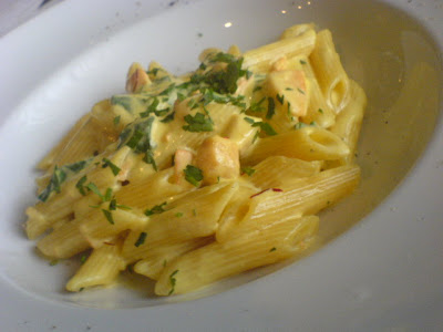 Garibaldi, penne al salmone