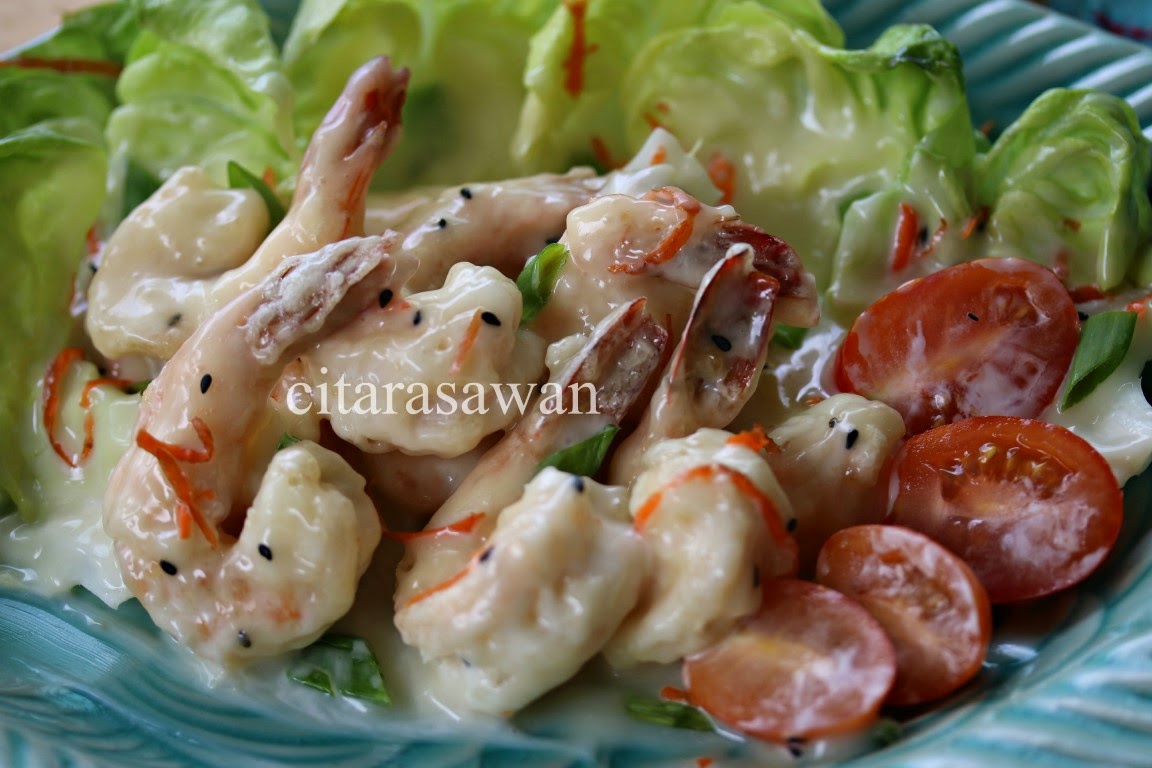 Udang Mayonnaise / Mayonnaise Prawn ~ Resepi Terbaik