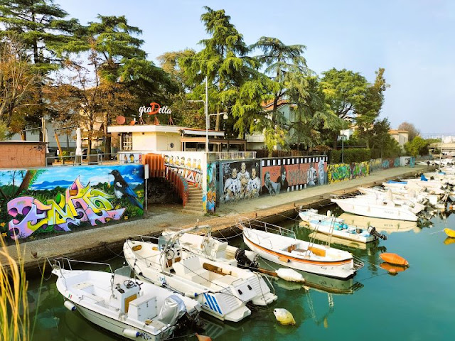 murale porto canale Rimini