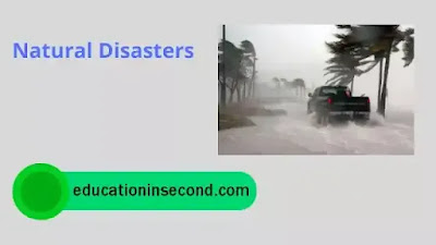 Natural Calamities Paragraph Writing