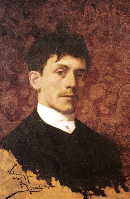 Pedro Ferrer Calatayud, Self Portrait, Portraits of Painters, Ferrer Calatayud, Fine arts, Portraits of painters blog, Paintings of Ferrer Calatayud, Painter Ferrer Calatayud 