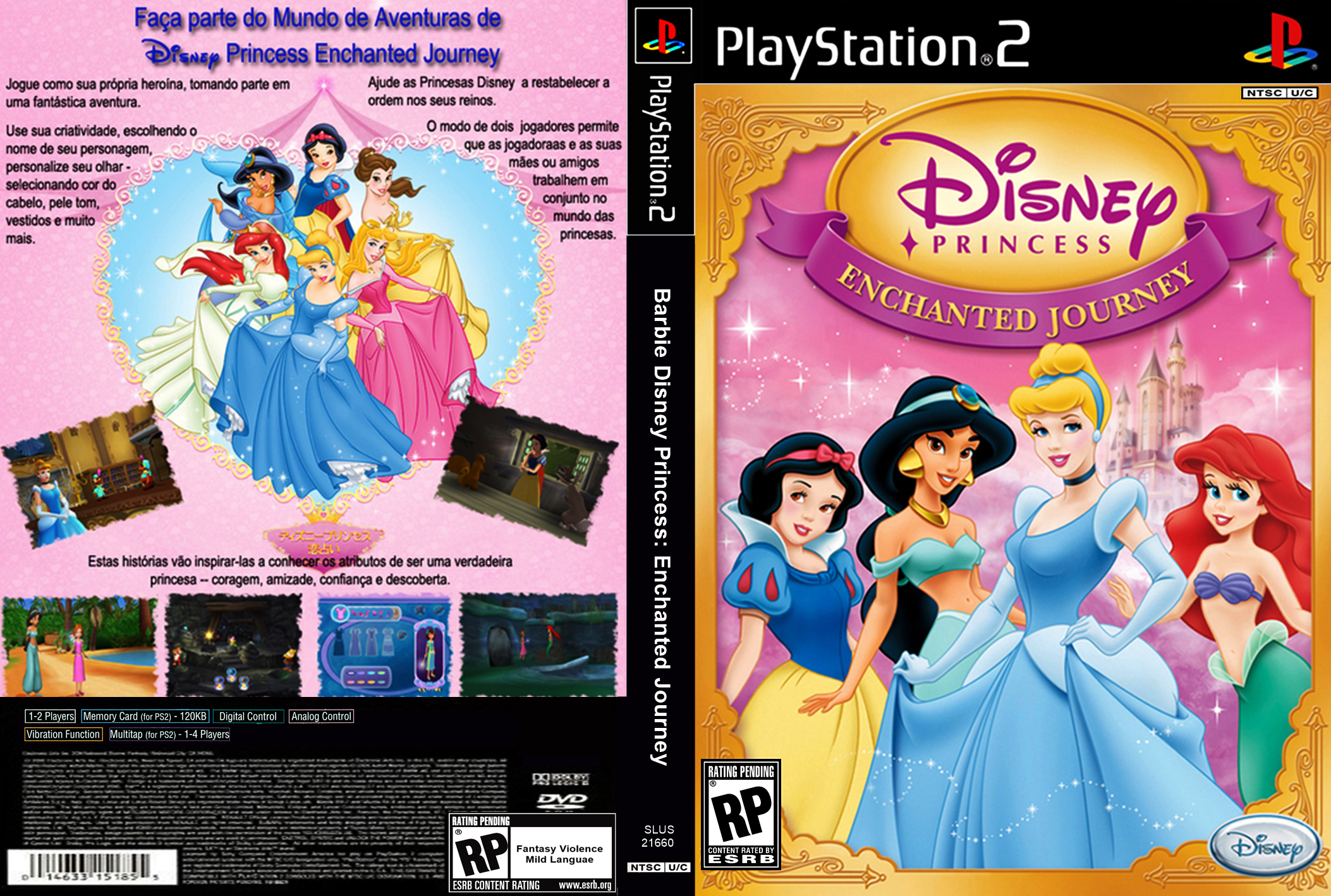 Jogo Disney Princess Enchanted Journey - Playstation 2 - Disney