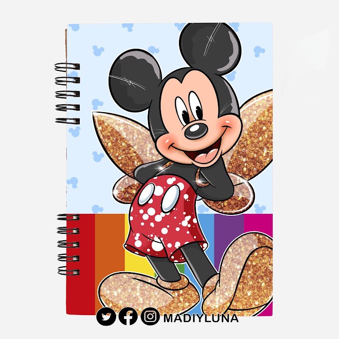 Mickey Fairy Adventure 🧚‍♂️ - Un cuaderno mágico con Mickey vestido de hada.