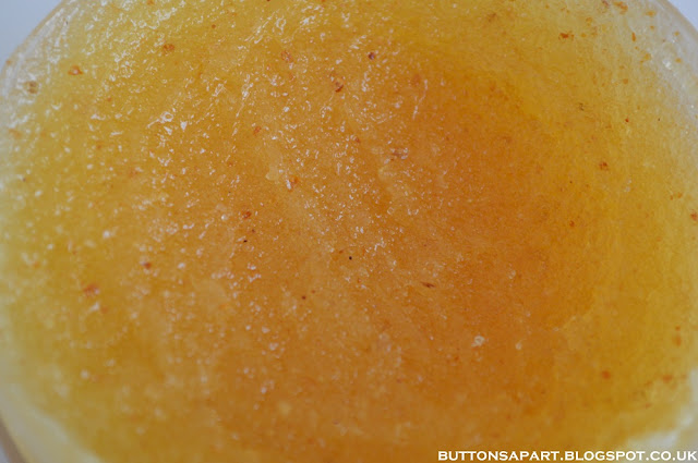 a picture of the body shop sweet lemon body scrub