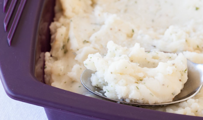 Creamy mashed potatoes in the Epicure multipurpose steamer