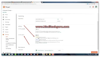 Blogger Custom Domain Par HTTPS SSL Certificate Setup