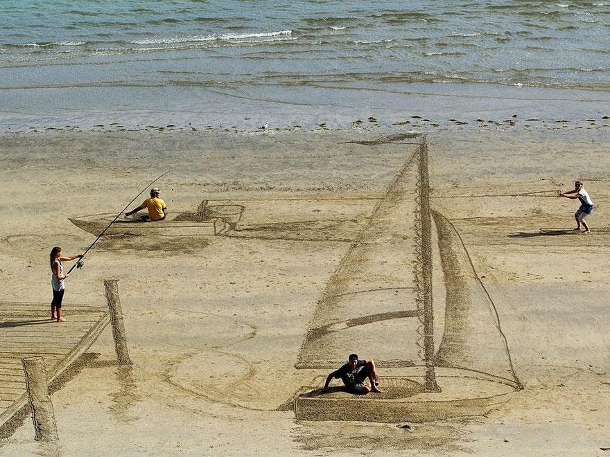 Awesome Totally Mind Blowing 3D Beach Art 1