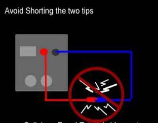 hindari hubung singkan dari output power supply