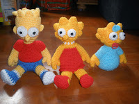 los simpson amigurumi