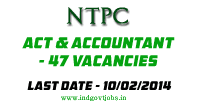 NTPC-Jobs-2014