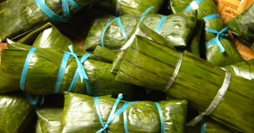 Embun ♥ Kaseh ♥ Rosaliza: KETUPAT DAUN PISANG @ KETUPAT 