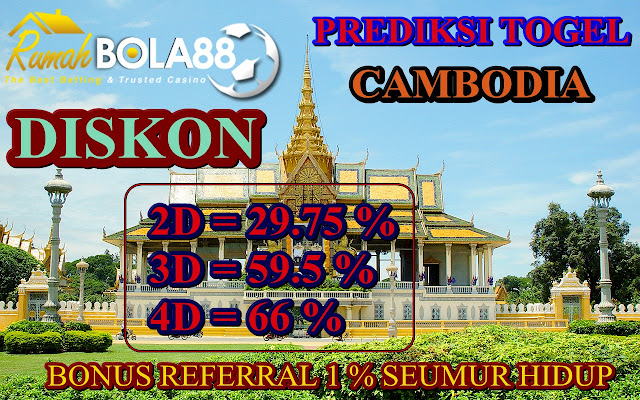 Togel Cambodia4D Senin 17 Juli 2017