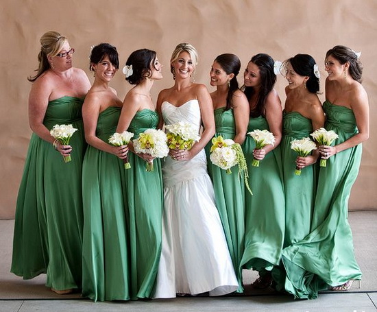 Green Bridesmaid Dresses