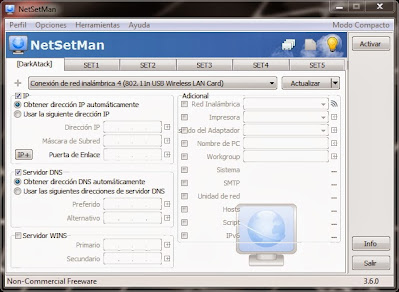 NetSetMan v5.3.0 - Guarda la configuración de tus redes inalámbricas