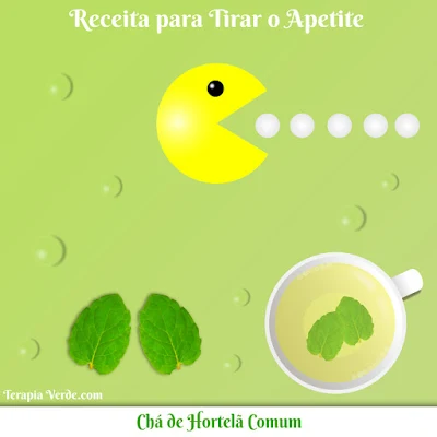 Receita para Tirar o Apetite: Chá de Hortelã Comum