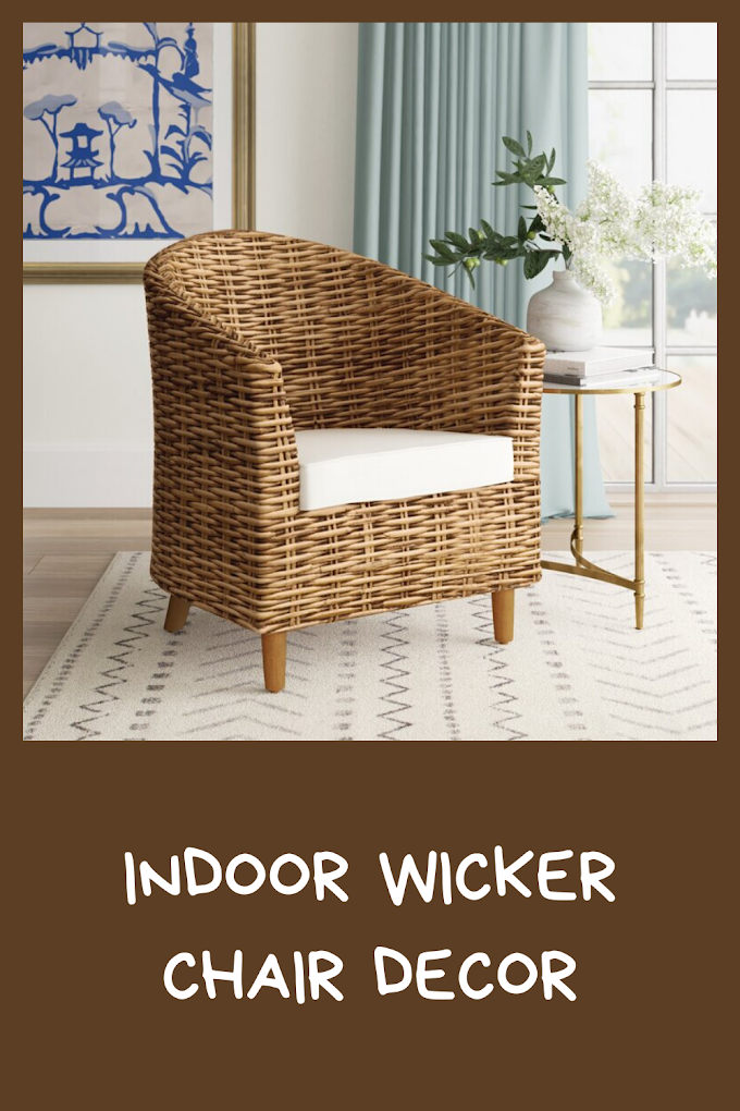 Indoor Wicker Chair Decor
