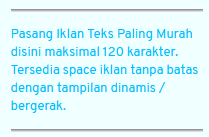 Pasang Iklan Teks