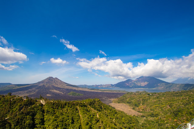 Vulcano e lago Batur-Bali