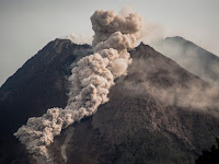 Indonesia's Mount Merapi volcano erupted.
