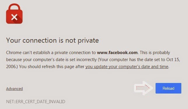 cara mengatasi your connection is not private