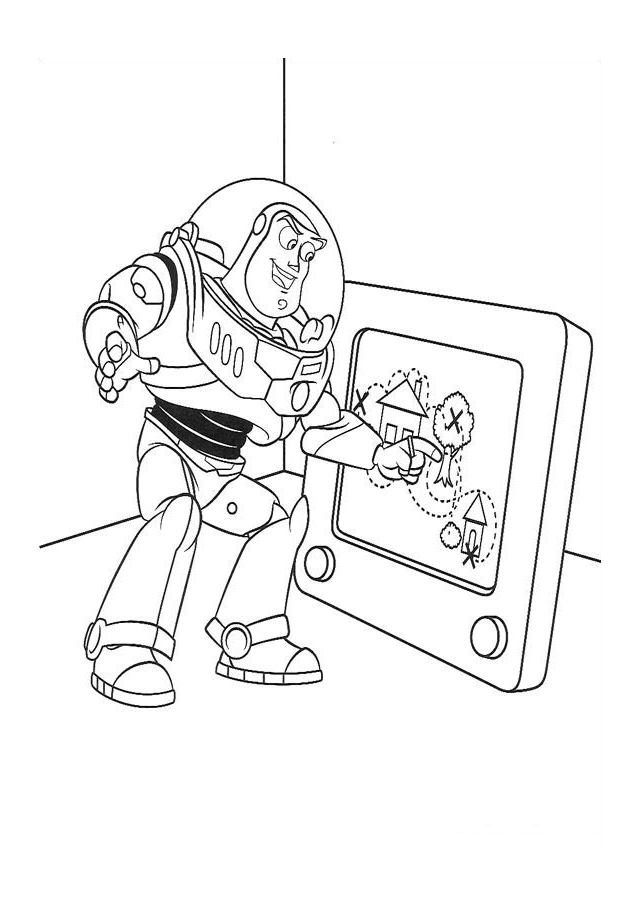 buzz lightyear coloring pages