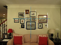 photo walls living room