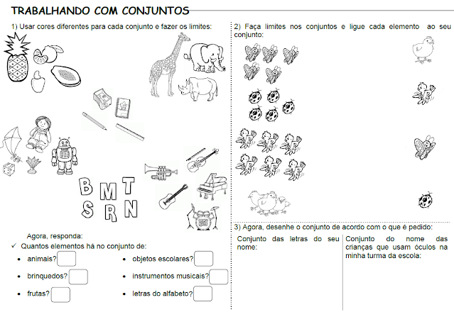 Formando conjuntos