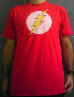 flash t-shirt dc comics