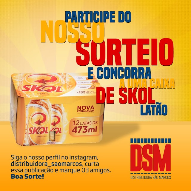 PARTICIPE DA PROMOÇÃO DA DISTRIBUIDORA SÃO MARCOS ATRAVÉS DO INSTAGRAM