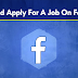 How To Apply For A Job In Facebook