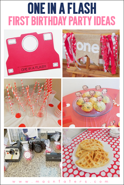 One In A Flash Birthday Party Ideas-A First Birthday Theme