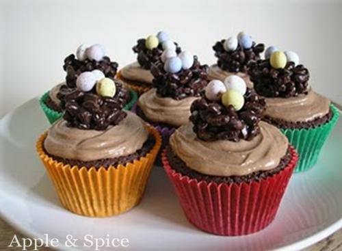 mini cupcakes for easter. Spiced Chocolate Cupcakes