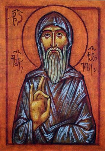 Venerable Hilarion The Monk And Wonderworker Of Thessalonica Georgian